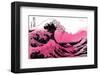 Hokusai - Pink Wave-null-Framed Art Print