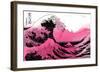 Hokusai - Pink Wave-null-Framed Art Print