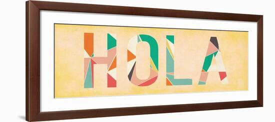 Hola-null-Framed Art Print