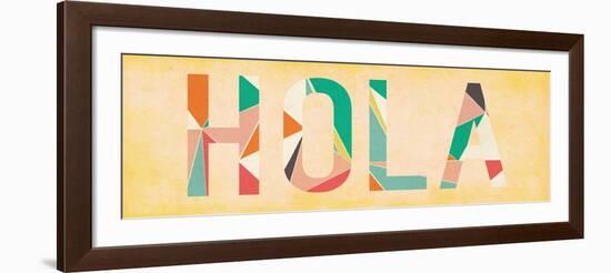 Hola-null-Framed Art Print