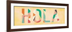 Hola-null-Framed Art Print