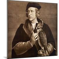 Holbein: Falconer, 1533-Hans Holbein the Younger-Mounted Giclee Print