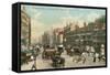 Holborn Bars, Showing Old Houses, London-null-Framed Stretched Canvas