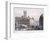 Holborn Bridge, London, C1830-William Woolnoth-Framed Giclee Print