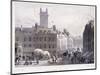 Holborn Bridge, London, C1830-William Woolnoth-Mounted Giclee Print