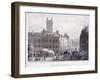 Holborn Bridge, London, C1830-William Woolnoth-Framed Giclee Print