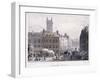 Holborn Bridge, London, C1830-William Woolnoth-Framed Giclee Print