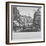 Holborn Hill and Skinner Street before Holborn Viaduct Was Built, City of London, 1864-null-Framed Giclee Print
