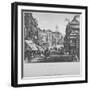 Holborn Hill and Skinner Street before Holborn Viaduct Was Built, City of London, 1864-null-Framed Premium Giclee Print