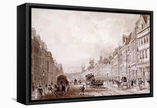 Holborn, London, C1830-Thomas Hosmer Shepherd-Framed Stretched Canvas