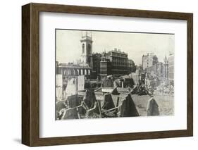 Holborn Viaduct, City of London, Showing Air Raid Damage, C1944-null-Framed Photographic Print