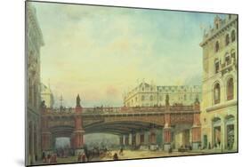 Holborn Viaduct, City of London-Ernest Crofts-Mounted Giclee Print