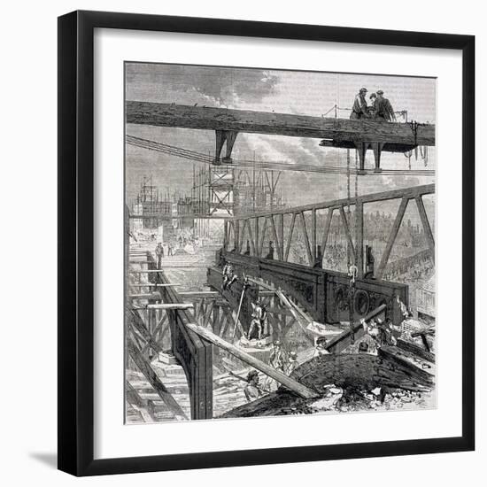 Holborn Viaduct, London, 1869-null-Framed Giclee Print