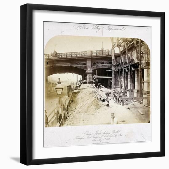 Holborn Viaduct, London, 1869-null-Framed Giclee Print