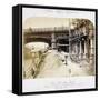 Holborn Viaduct, London, 1869-null-Framed Stretched Canvas