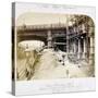 Holborn Viaduct, London, 1869-null-Stretched Canvas