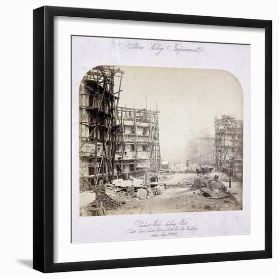 Holborn Viaduct, London, 1869-null-Framed Giclee Print