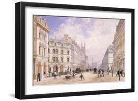 Holborn Viaduct, London, 1871-Thomas Shotter Boys-Framed Giclee Print