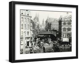 Holborn Viaduct, London, C 1900-null-Framed Photographic Print