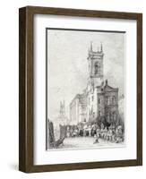 Holborn Viaduct, London, C1865-Robert Kent Thomas-Framed Giclee Print