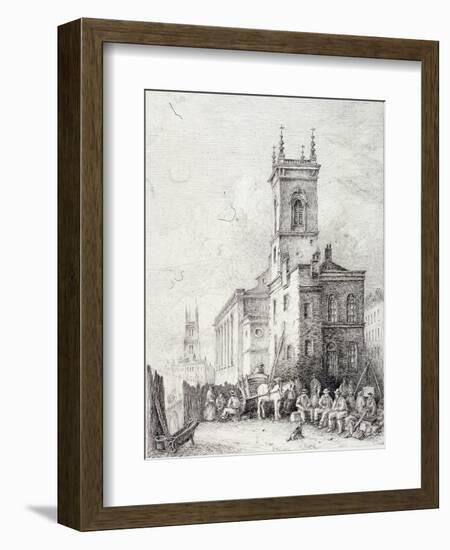 Holborn Viaduct, London, C1865-Robert Kent Thomas-Framed Giclee Print