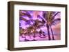 Holbox Island, Yucatan Peninsula, Quintana Roo, Mexico. HDR effect view of palm trees, beach and ha-Stuart Westmorland-Framed Photographic Print