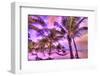 Holbox Island, Yucatan Peninsula, Quintana Roo, Mexico. HDR effect view of palm trees, beach and ha-Stuart Westmorland-Framed Photographic Print