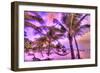 Holbox Island, Yucatan Peninsula, Quintana Roo, Mexico. HDR effect view of palm trees, beach and ha-Stuart Westmorland-Framed Photographic Print