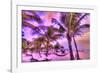 Holbox Island, Yucatan Peninsula, Quintana Roo, Mexico. HDR effect view of palm trees, beach and ha-Stuart Westmorland-Framed Photographic Print