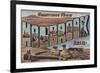 Holbrook, Arizona - Large Letter Scenes-Lantern Press-Framed Art Print