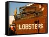 Holbrook's Lobster Wharf and Grille, Cundy Harbor, Maine, USA-Jerry & Marcy Monkman-Framed Stretched Canvas