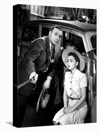 Hold Back The Dawn, Charles Boyer, Olivia Dehavilland, 1941-null-Stretched Canvas