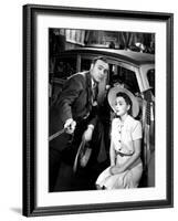 Hold Back The Dawn, Charles Boyer, Olivia Dehavilland, 1941-null-Framed Photo