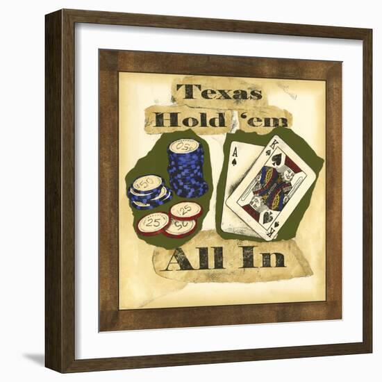 Hold 'em I-Jennifer Goldberger-Framed Art Print