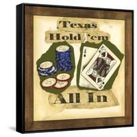 Hold 'em I-Jennifer Goldberger-Framed Stretched Canvas