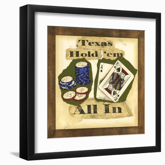 Hold 'em I-Jennifer Goldberger-Framed Art Print