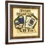 Hold 'em I-Jennifer Goldberger-Framed Art Print