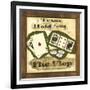 Hold 'em III-Jennifer Goldberger-Framed Art Print