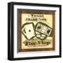 Hold 'em III-Jennifer Goldberger-Framed Art Print