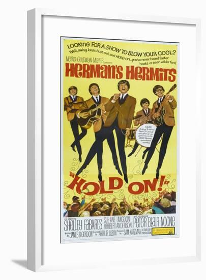 Hold On!, US poster, Peter Noone, 1966-null-Framed Art Print