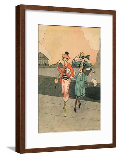 Hold onto Your Hat 1918--Framed Art Print