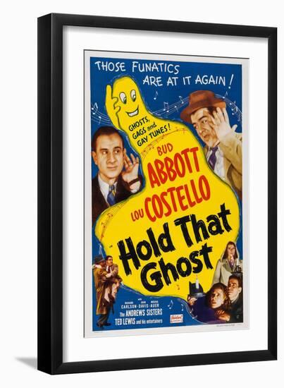 Hold That Ghost, 1941-null-Framed Art Print