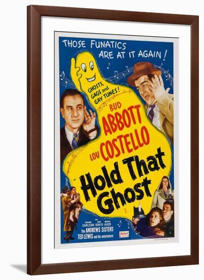 Hold That Ghost, 1941-null-Framed Premium Giclee Print