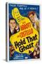 Hold That Ghost, 1941-null-Stretched Canvas