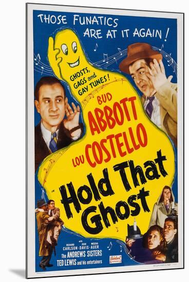 Hold That Ghost, 1941-null-Mounted Art Print