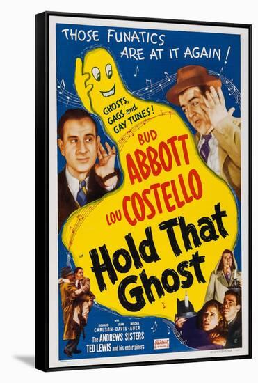 Hold That Ghost, 1941-null-Framed Stretched Canvas