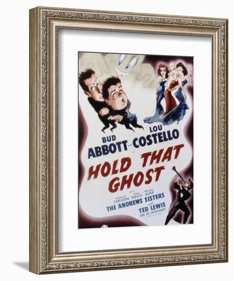 Hold That Ghost, Bud Abbott, Lou Costello, The Andrews Sisters, Ted Lewis, 1941-null-Framed Art Print