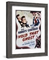 Hold That Ghost, Bud Abbott, Lou Costello, The Andrews Sisters, Ted Lewis, 1941-null-Framed Art Print