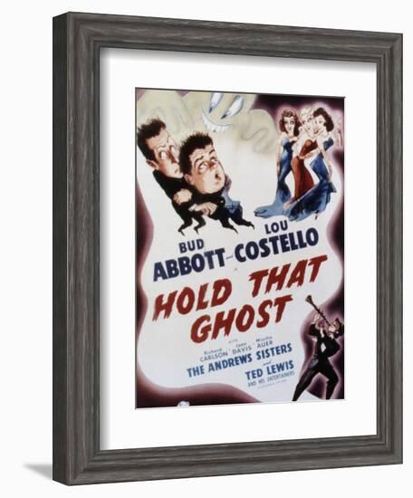 Hold That Ghost, Bud Abbott, Lou Costello, The Andrews Sisters, Ted Lewis, 1941-null-Framed Art Print