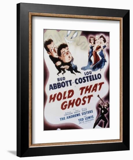 Hold That Ghost, Bud Abbott, Lou Costello, The Andrews Sisters, Ted Lewis, 1941-null-Framed Art Print